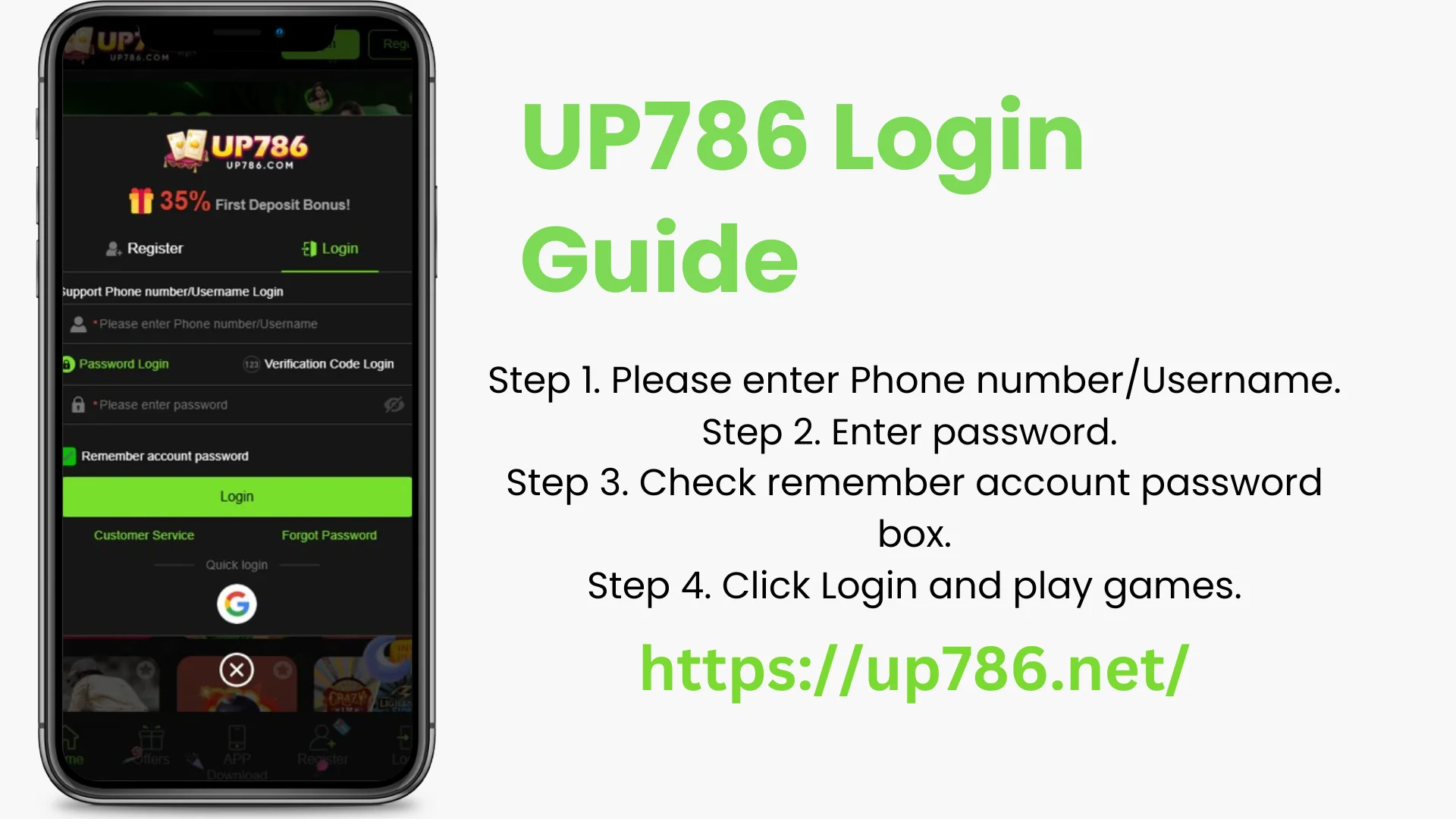 UP 786 Game Login